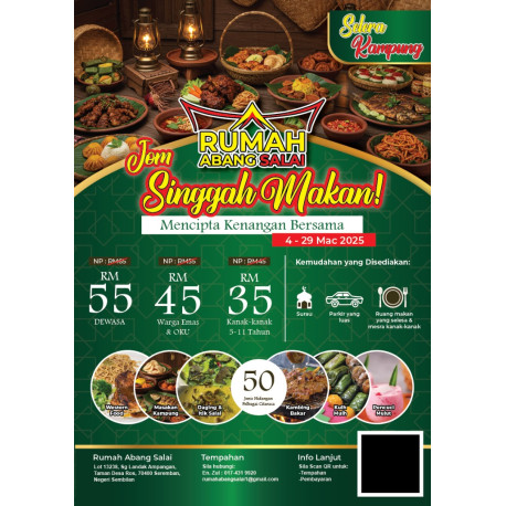 Booking Iftar Ramadhan di RumahAbangSalai.com